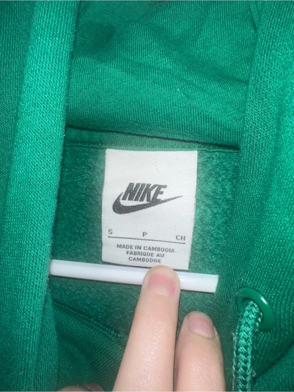 Nike Kelly Green Pullover Fleece Hoodie